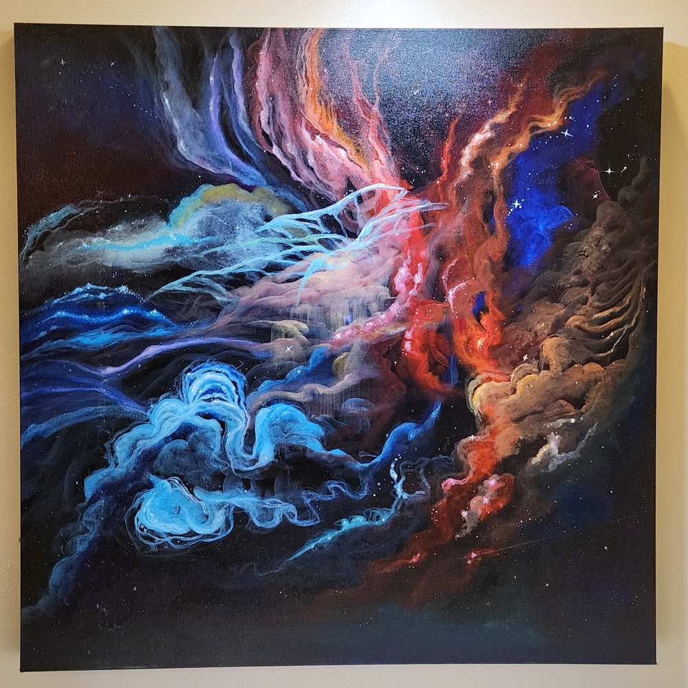 "Nebula" By A. VICKERS (Acrylic on Canvas)